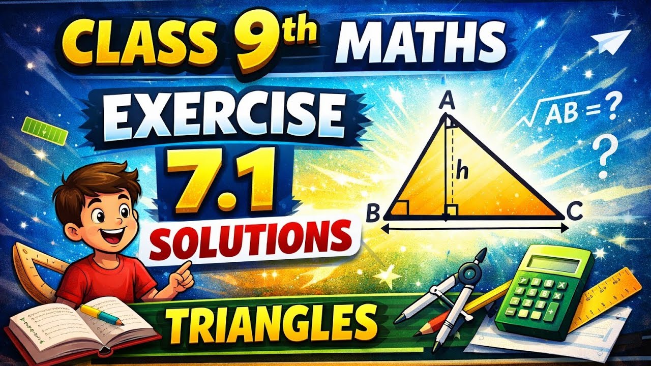 📘 Class 9 Maths | Chapter 7 Triangles | Exercise 7.1 Full Solutions 🔥@NextToppers23 #maths 