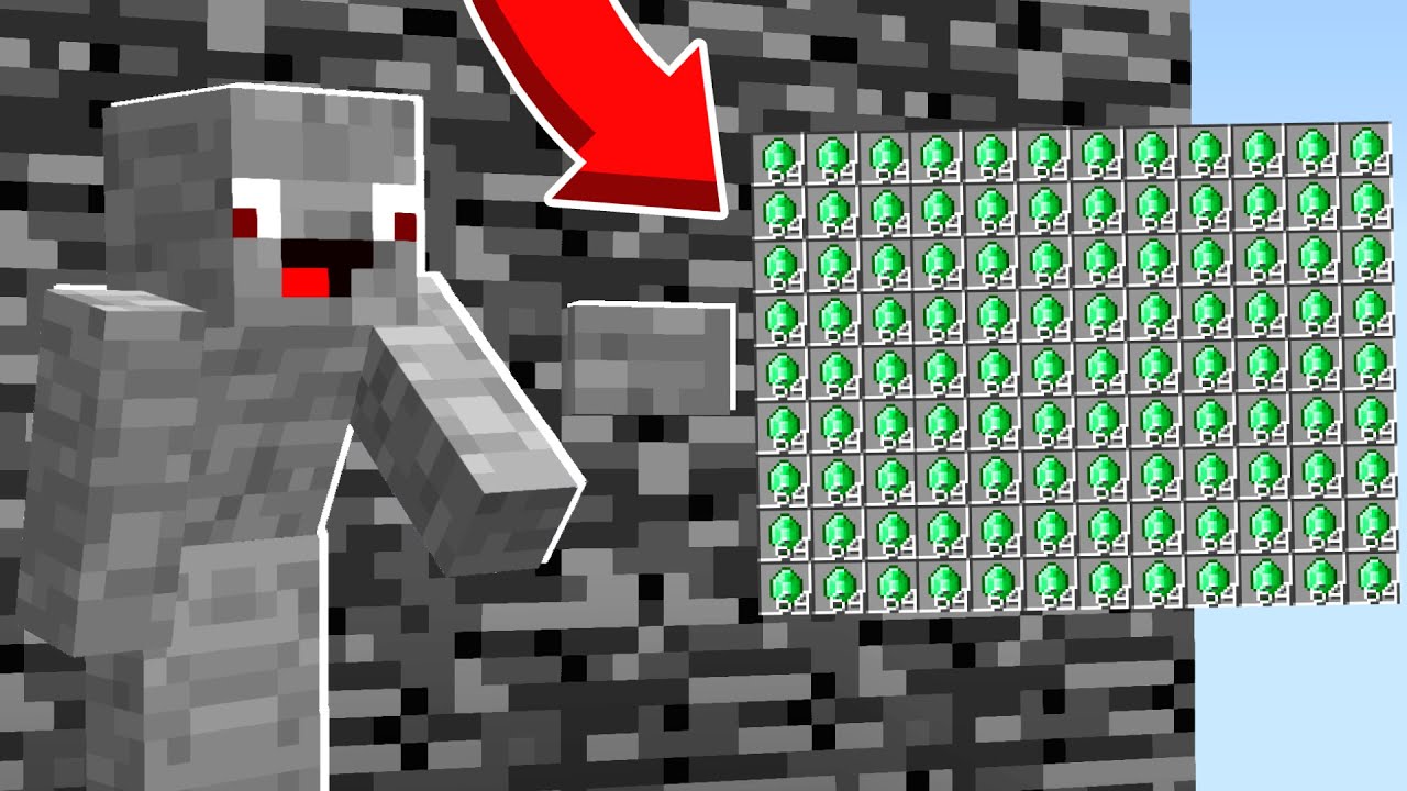 KNOPF DRÜCKEN = 1000 EMERALDS😱.. Minecraft LUCKY BLOCK BEDWARS