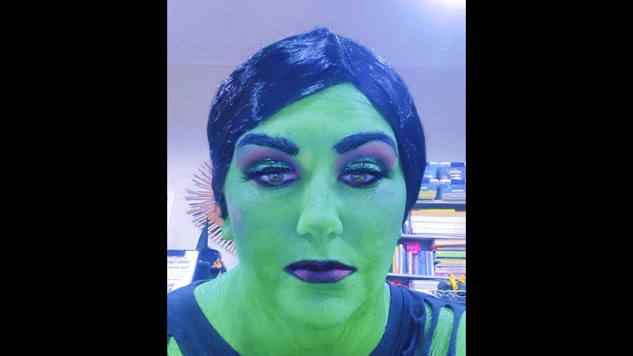 Removing Wicked Witch Costume Latex Body Paint with JD