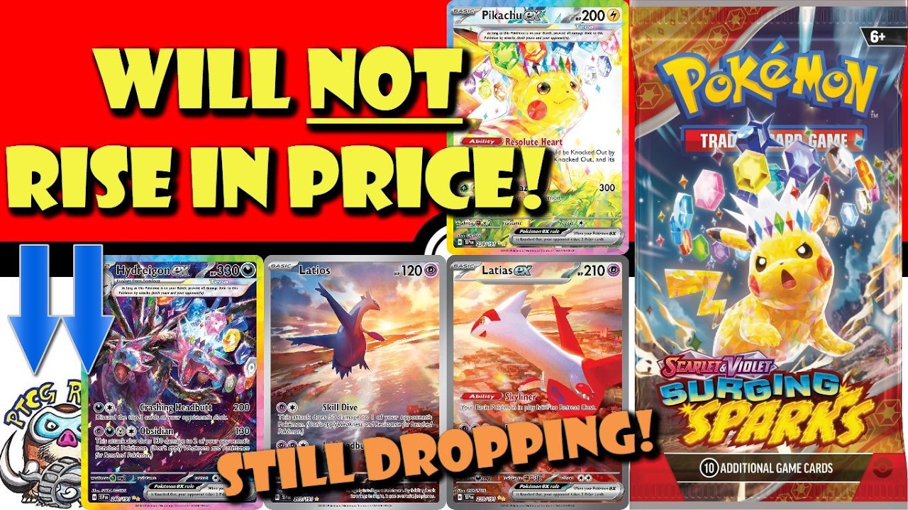 Surging Sparks Will NOT Rise in Price! STILL Dropping After 16 months! (Pokemon TCG News)