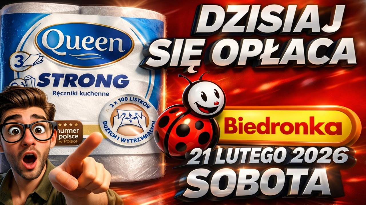 BIEDRONKA | Okazje Na Sobotę 21.02.2026.
