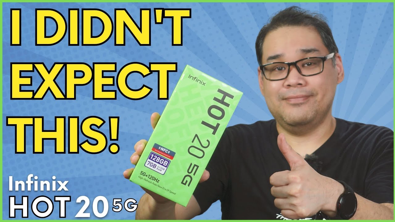 infinix Hot 20 5G Quick Review, Unboxing and Sample Pics and Video.