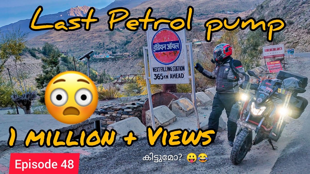Last Petrol Pump before ladakh | EP 48 | Manali to Keylong via Sissu  in Bajaj Dominar Malayalam
