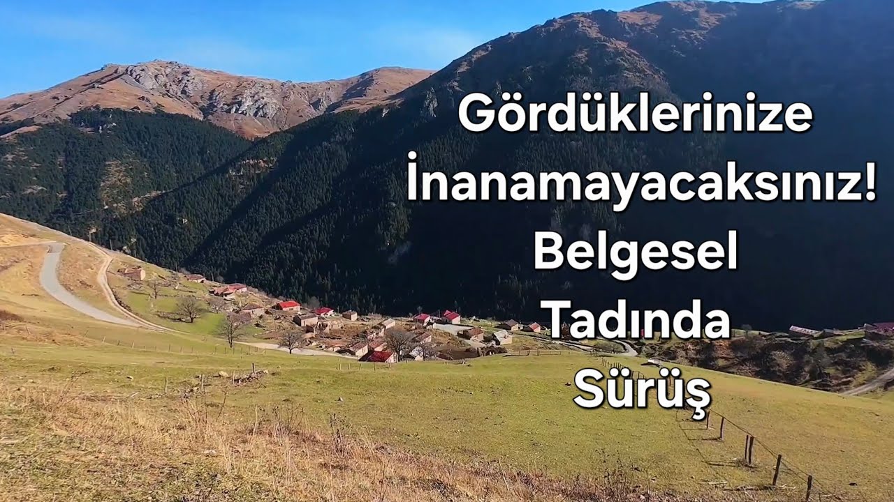 Belgesel Tadında Manzaralar: Santa Harabeleri | 50cc’nin  Zorlu Sınavı | 4K60Fps | Arsin - Trabzon
