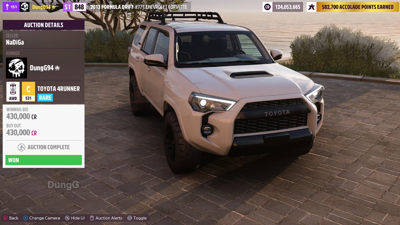 How to get the Toyota 4Runner in Forza Horizon 5 with Auction House