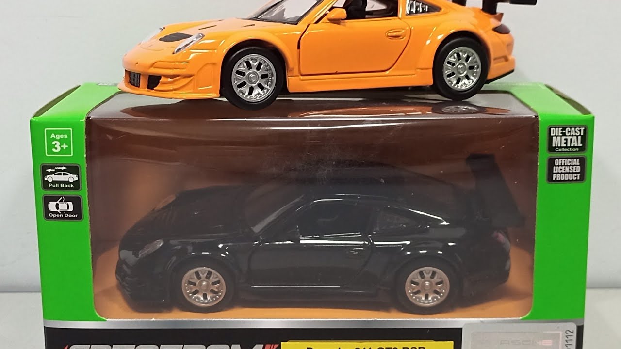 Porsche 911 GT3 RSR металлическая модель 1:39 фирма MSZ