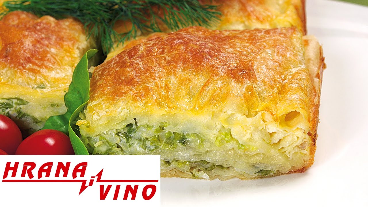 Pita sa prazilukom i pirinčem | Hrana i Vino