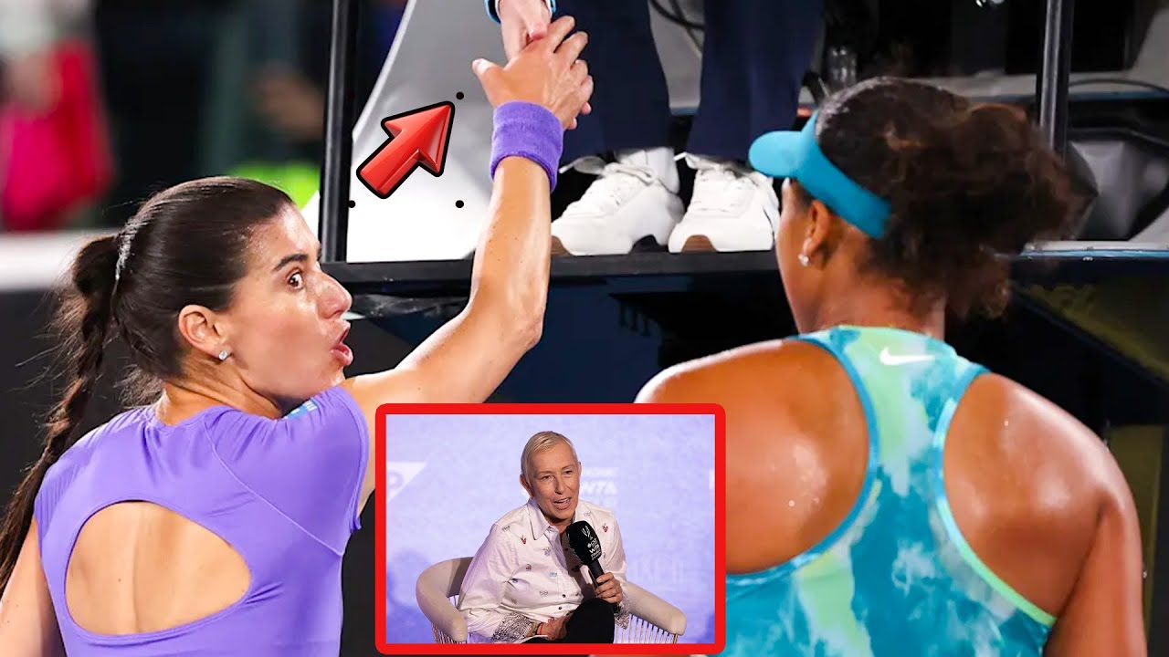 “Cannot Be Talking Out Loud” Navratilova Calls Out Osaka After Cîrstea Clash