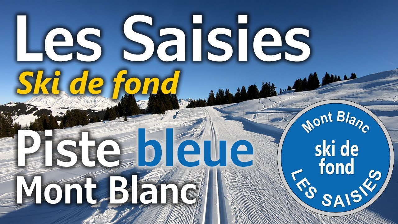 Les Saisies - Ski de fond - Piste bleue 
