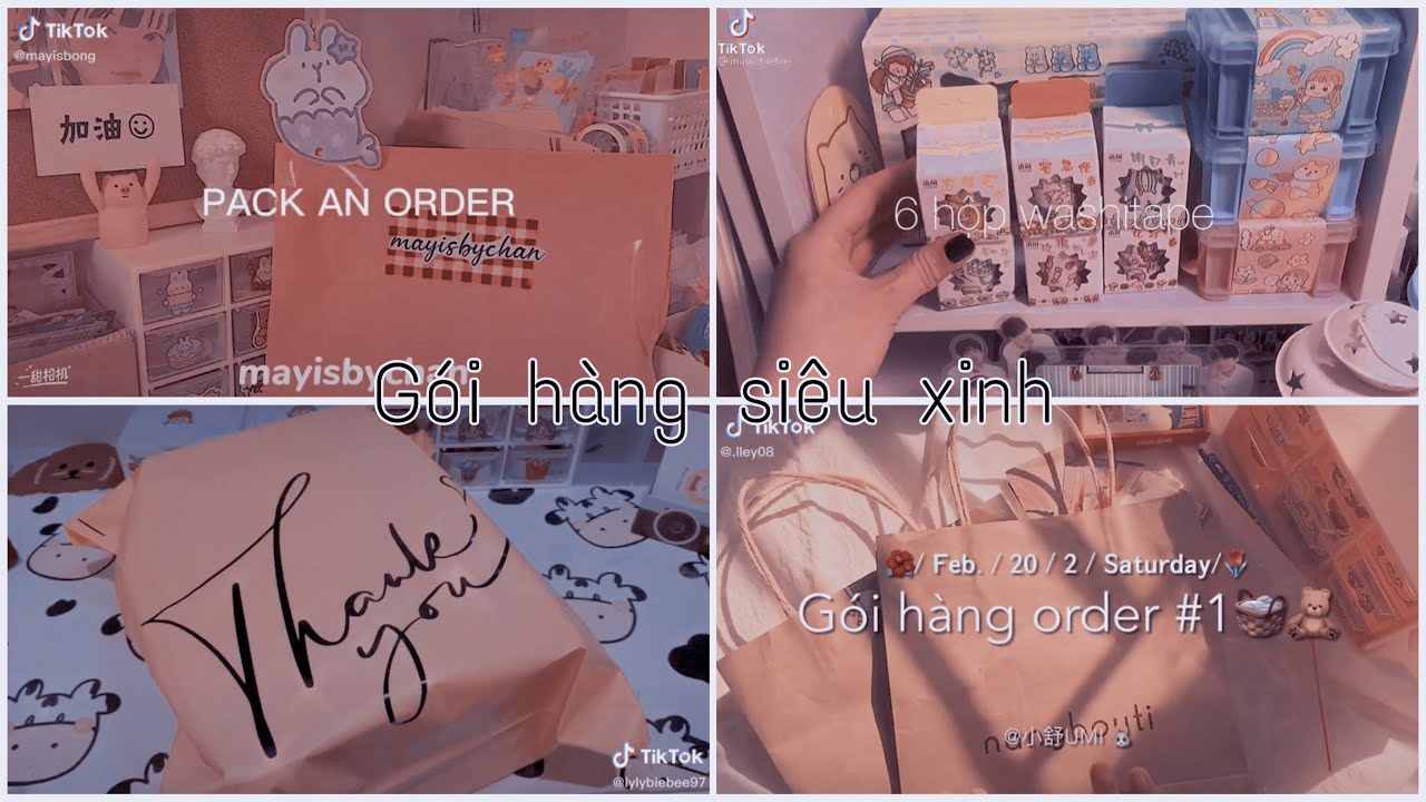 [ Tik Tok Việt Nam ] Những video gói hàng siêu xinh