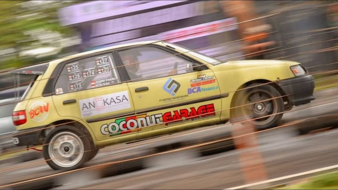 TOYOTA Starlet High light Drag race Lotech Buntong, coconut garage, suka suka garage