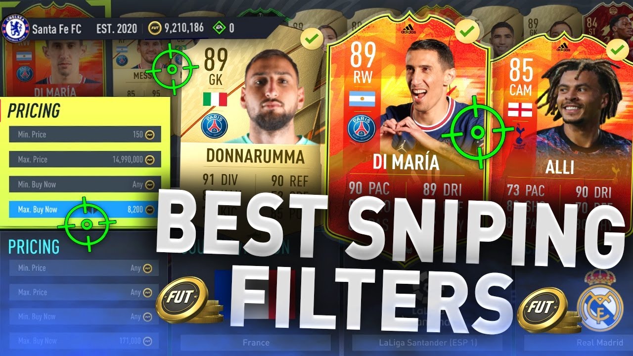 WOW! 😍 THE BEST SNIPING FILTERS #41 *MAKE 300K QUICKLY* (FIFA 22 BEST SNIPING FILTERS TO MAKE COINS)