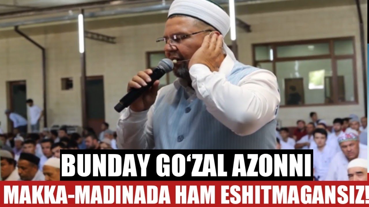MA SHAA ALLOH BUNDAY AZONNI MAKKA VA MADINADA HAM ESHITMAGANSIZ! ABDUSOMAD DOMLADAN GO‘ZAL AZON!