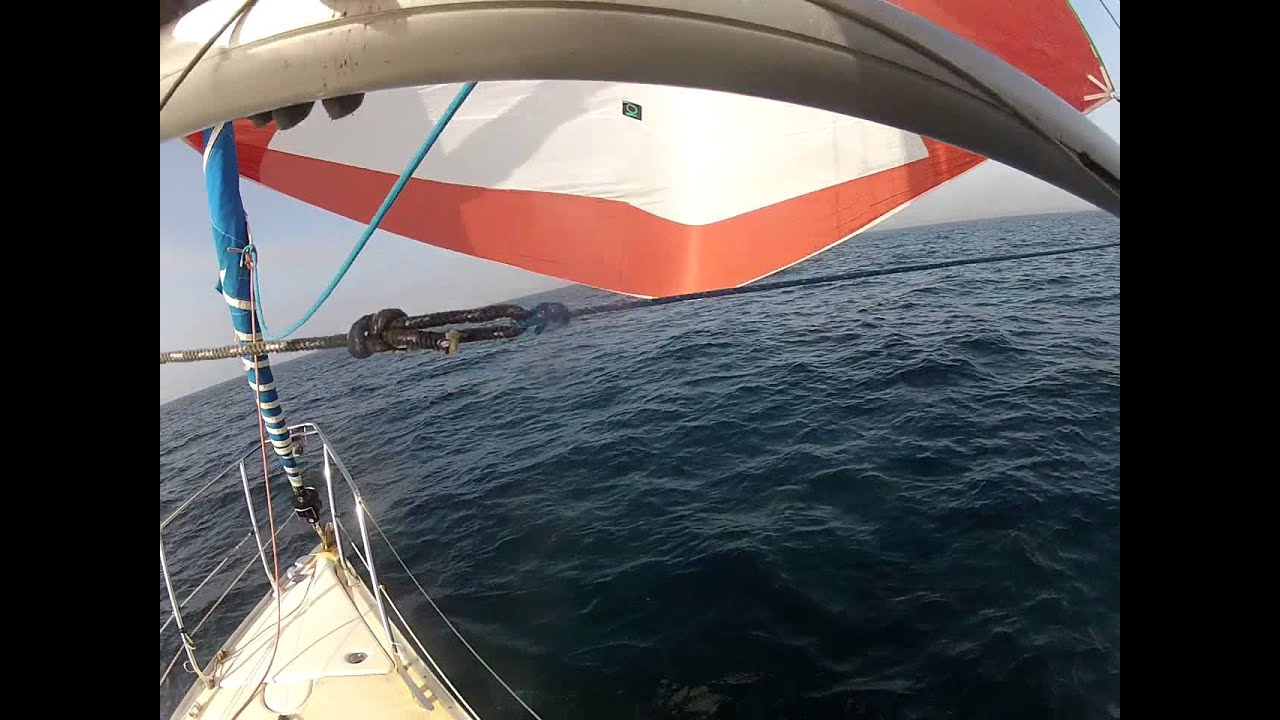 Stage Glénans - Empannage avec Spi