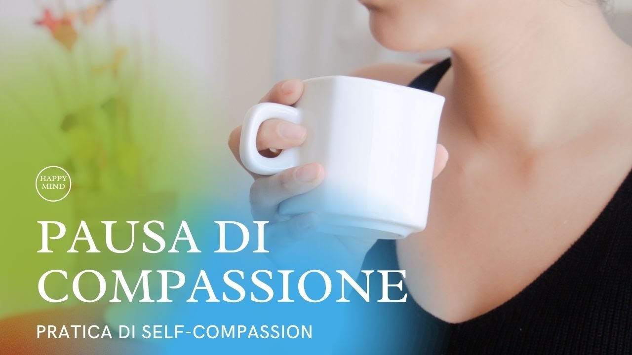Pausa di auto compassione anti stress