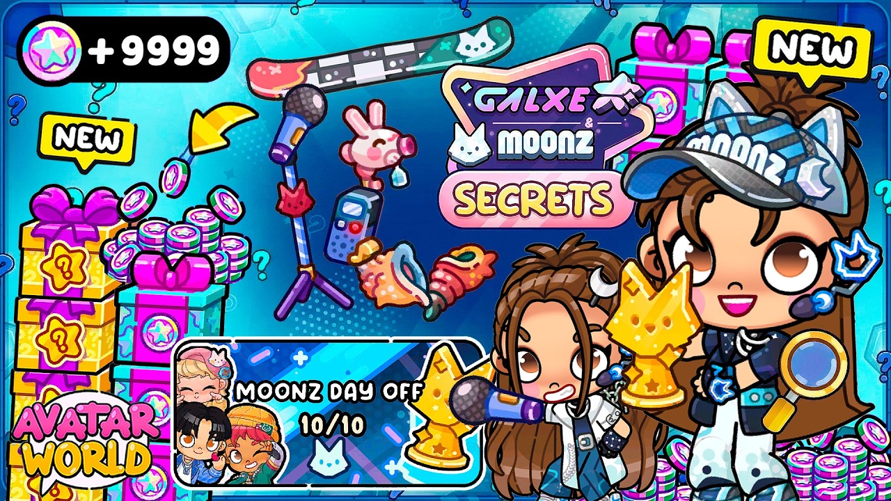 Como RESOLVER TODOS LOS MISTERIOS de los MOONZ 🤩 MONEDAS Y SECRETOS Nueva Actualizacion Avatar World