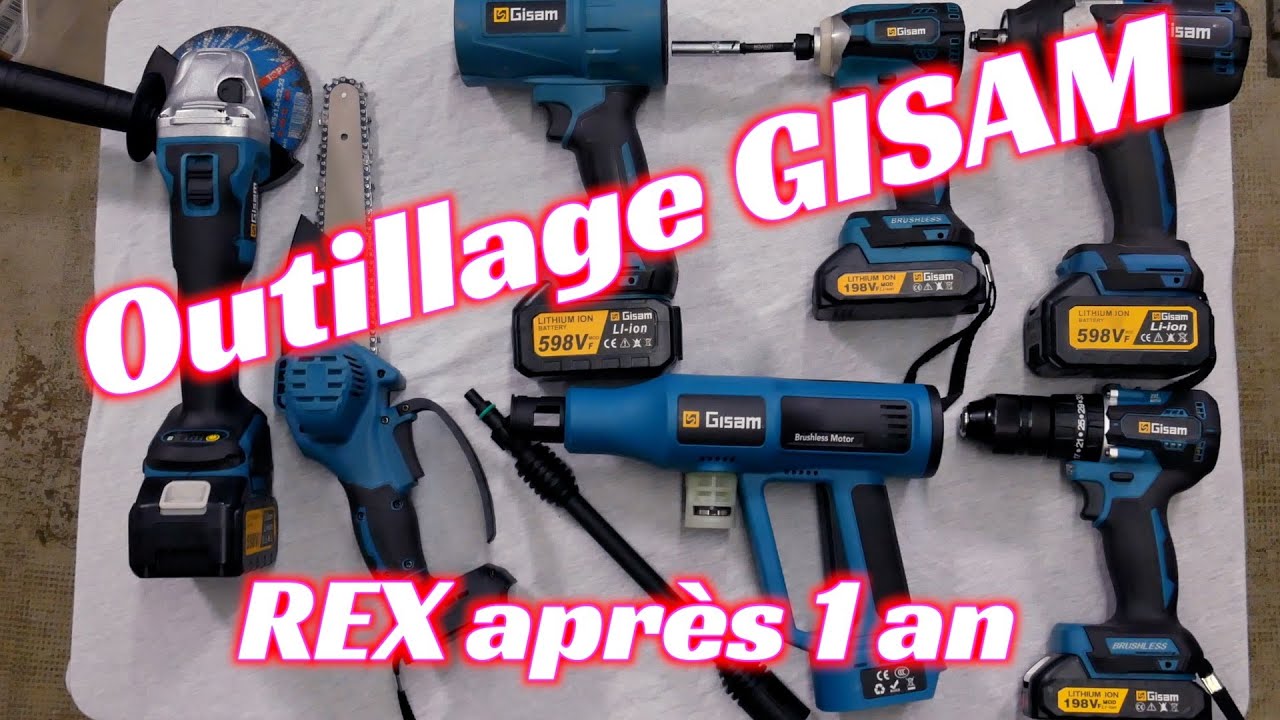 Test outillage GISAM sur batterie: retour d'expérience après plus d'un an et demi d'utilisation.