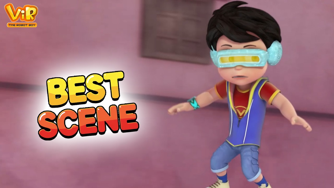 Vir The Robot Boy : Robotic Vir Ke New Shaktishali Glasses | Best Scenes | Robot Cartoon for kids