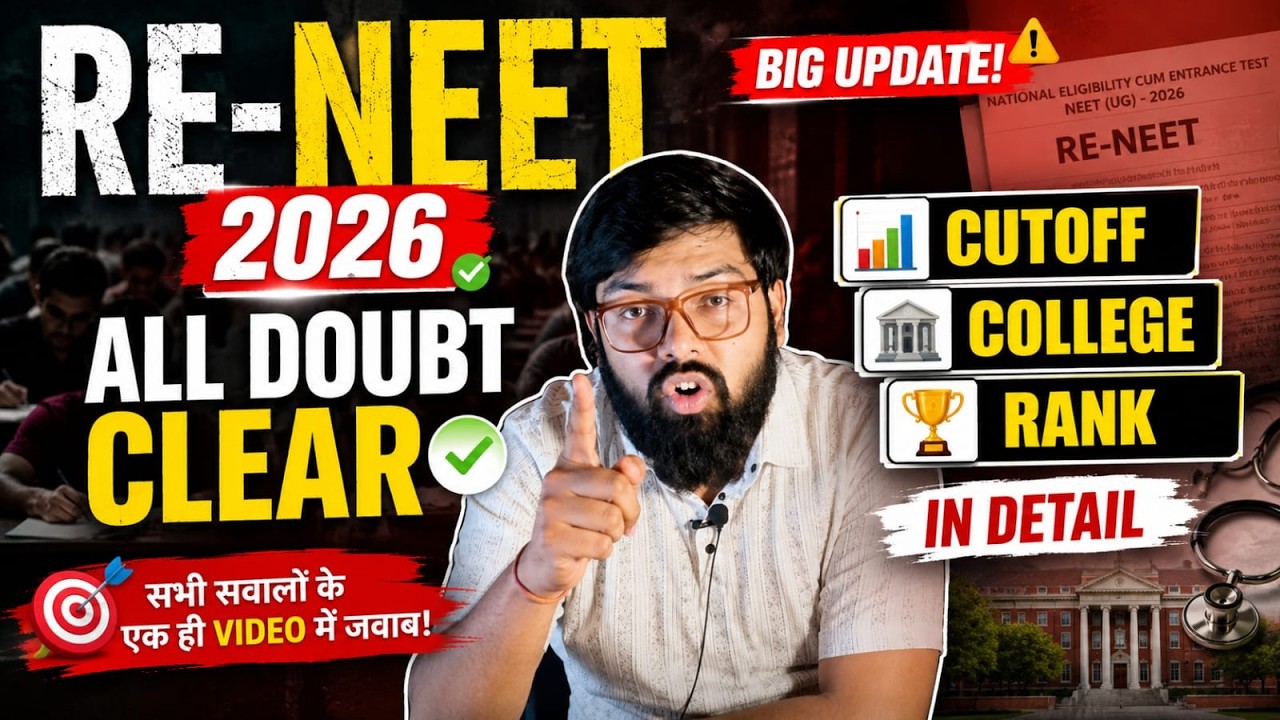 RE-NEET 2026 Cutoff, Rank & College Prediction | Government MBBS Safe Score | Final Analysis