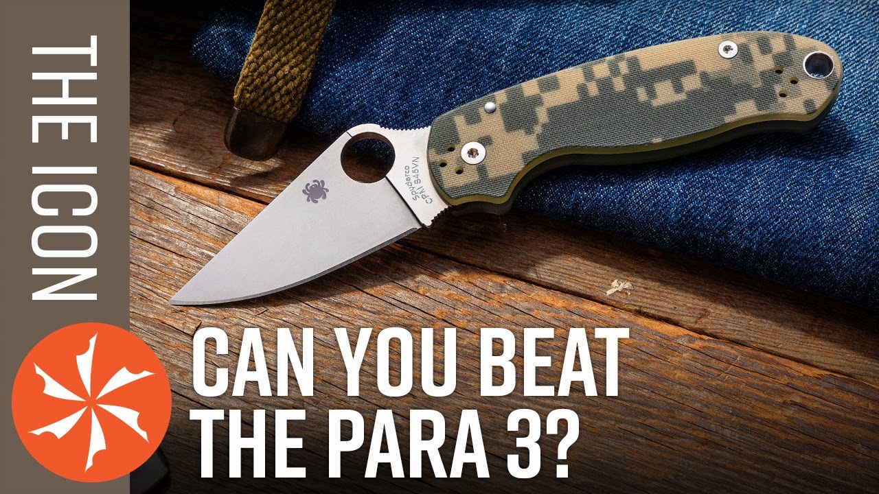 Победите икону: Spyderco Para 3 против альтернатив