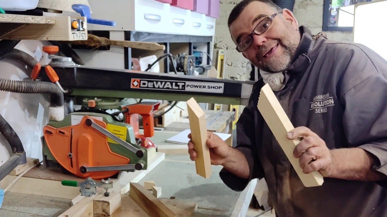 Cutting Mitres with my DeWalt Radial Arm Saw and a Jig - Uncut 2020