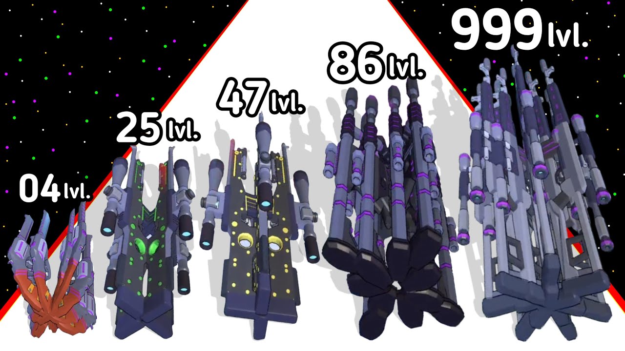 Gun Clans Weapon Shoot Run Level Up Gun Max_Level 3D Gameplay (2025)