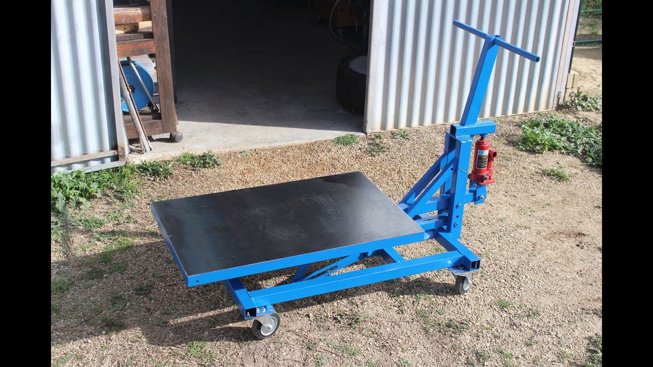 Carrello sollevatore fai da te (homemade lift table)