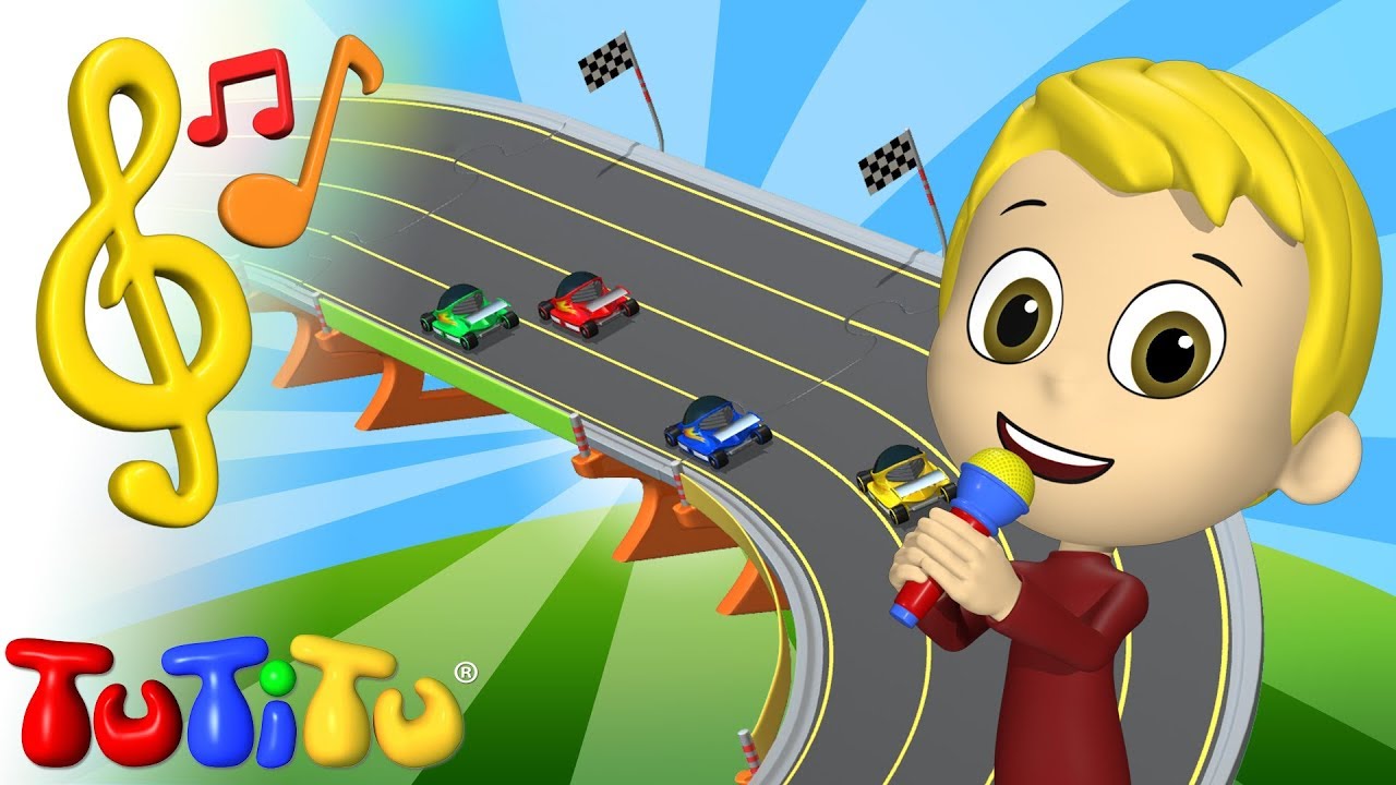 Song & Karaoke 🎵 Race Cars 🎶 TuTiTu Toys and Songs for Children
