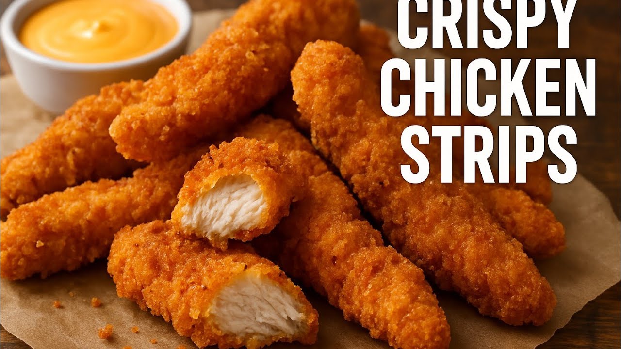 Crispy Chicken Strips Recipe (KFC Style!)