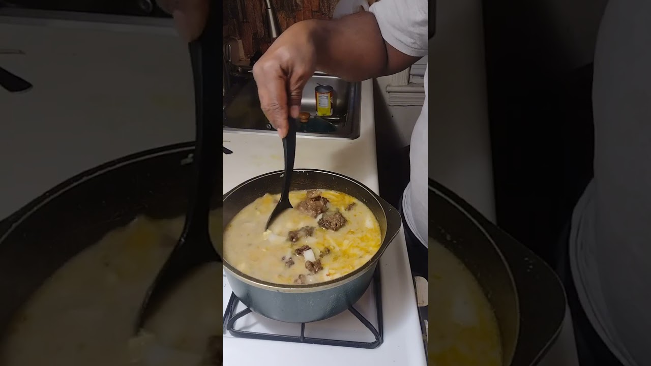 Brown stew turkey neck coconut dumpling
