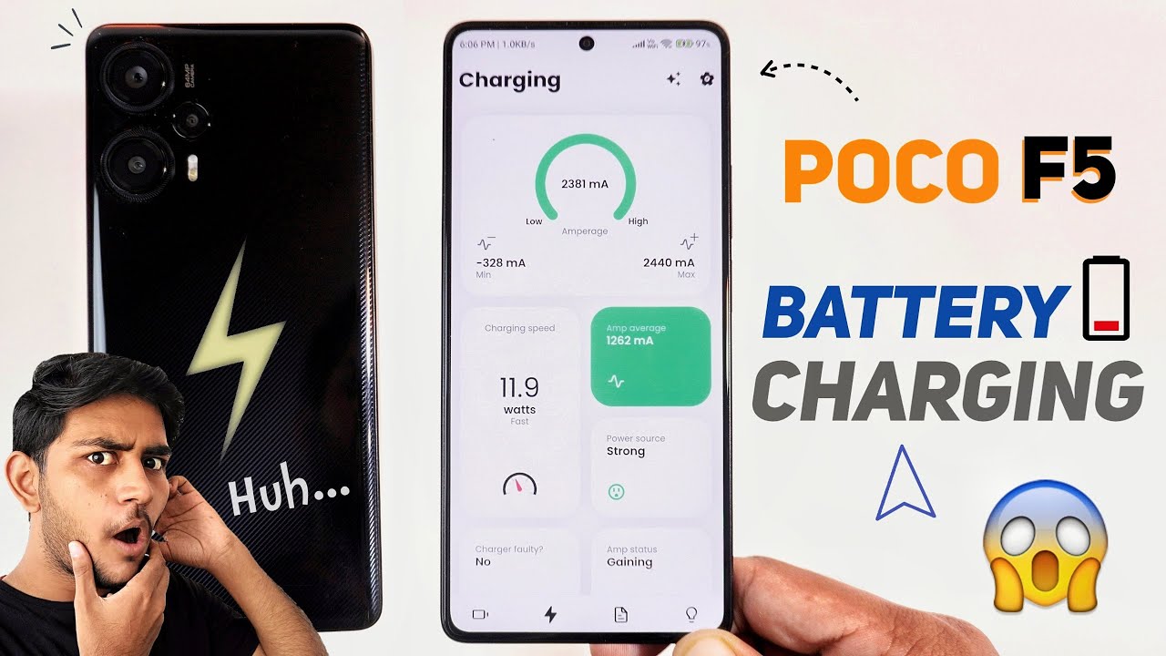 I Found Something Intresting in POCO F5 😱 Battery  & Charging Test !