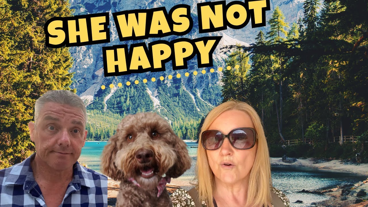 She was NOT happy! - Motorhome Italy trip