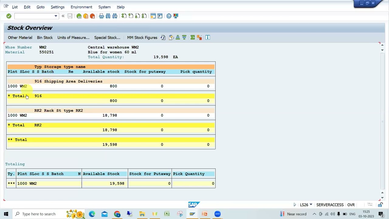 HANDLING UNIT IM SD WM INTEGRATION