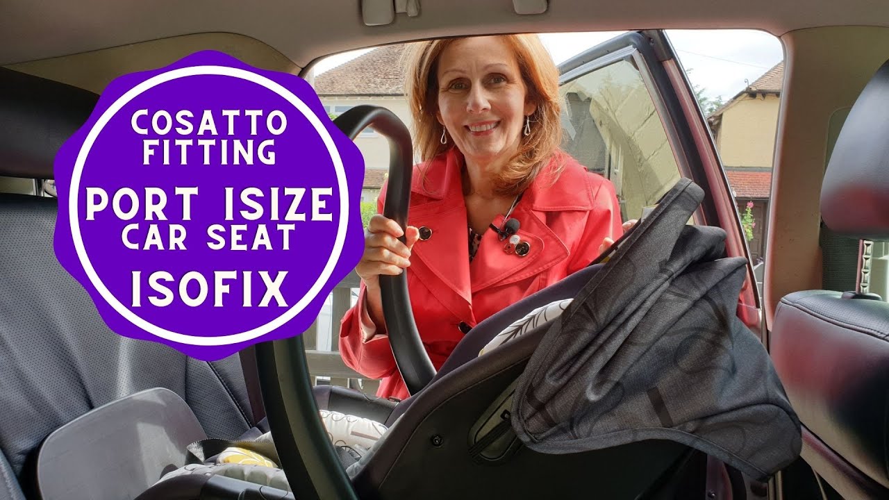 Установка автокресла Cosatto Port i-Size на базу ISOFIX — Baby Lady