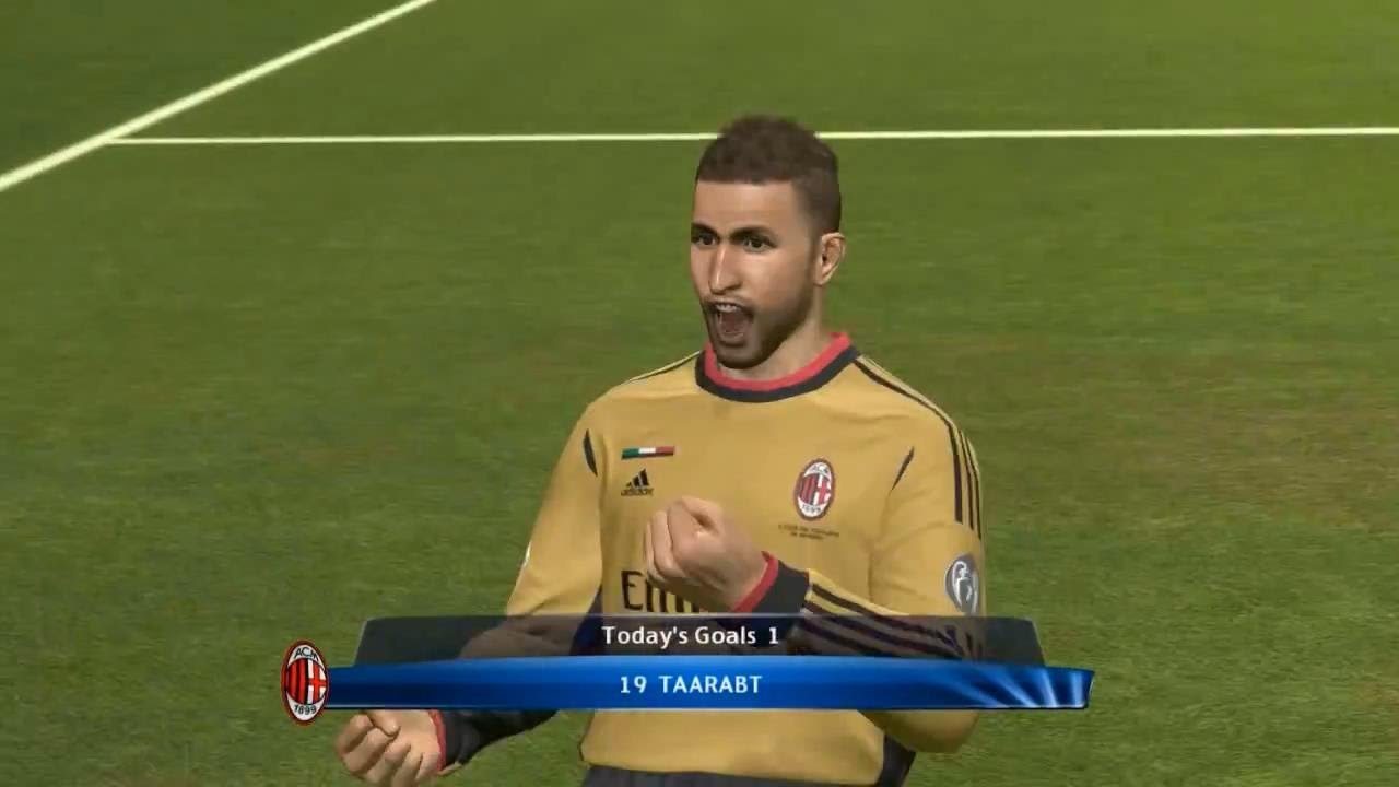 PES 2014 UEFA Champions League (Atletico Madrid vs AC Milan Gameplay)