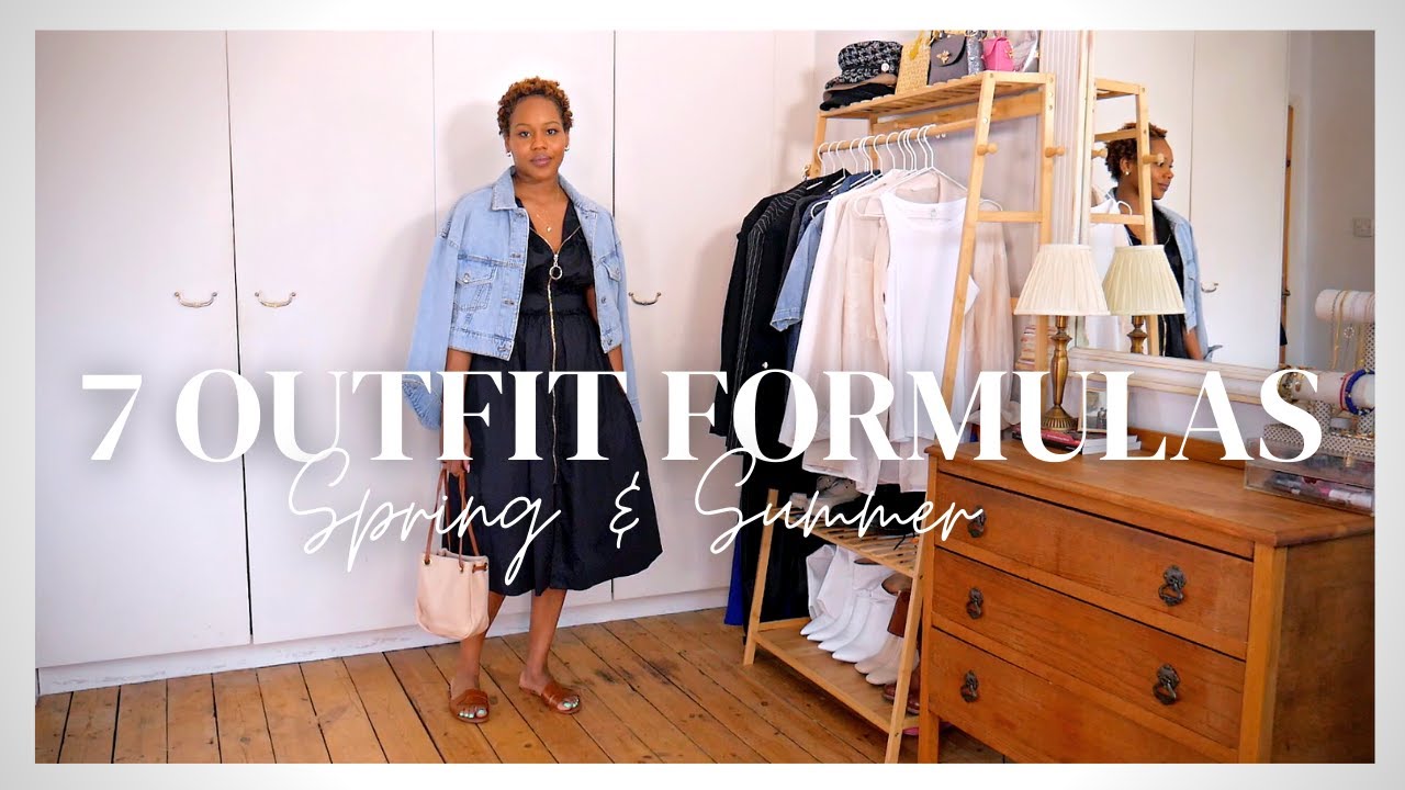 Do this when you have nothing to wear!  Spring & Summer Outfit Formulas