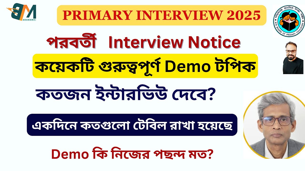 Some Important Demo Topics || How many real job candidates? | How many will give interviews? Prim...