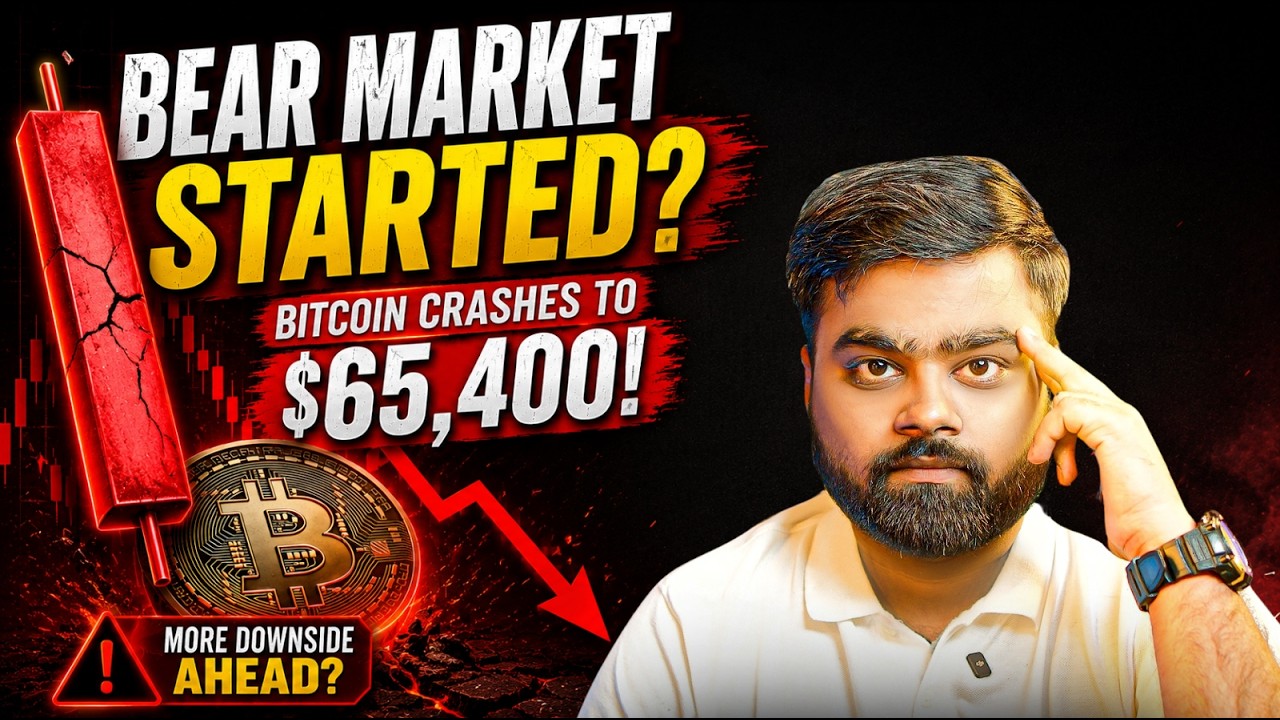 Bitcoin Crashes to $65,400! Has the Bear Market Officially Started?