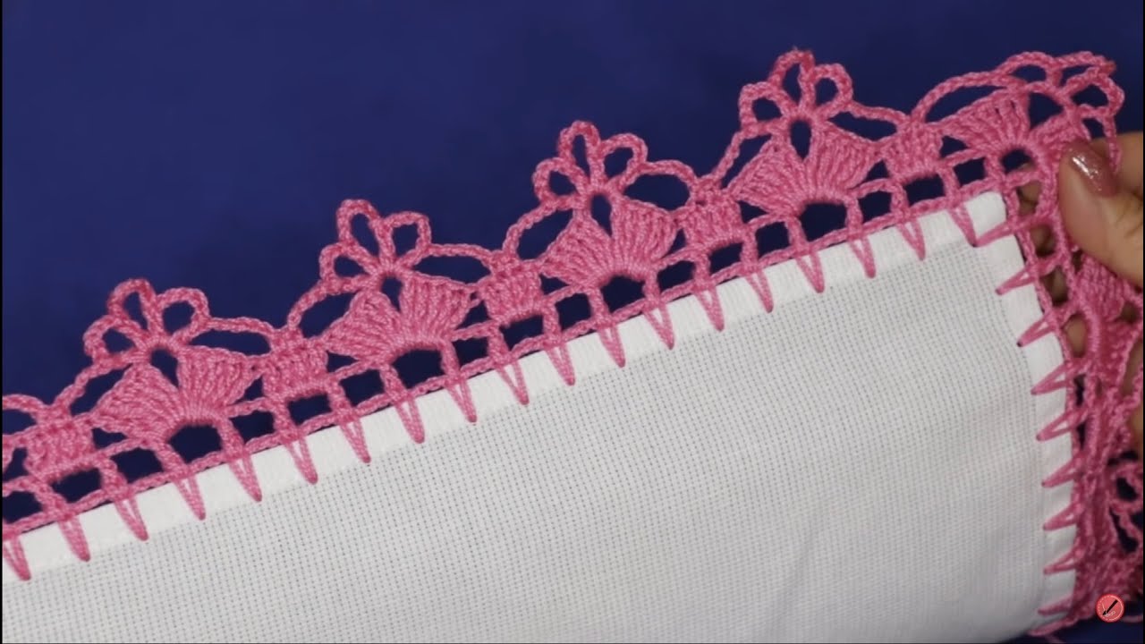 👒 PUNTILLA 132 ⏰ ORILLA FÁCIL DE VUELTA Y VUELTA PARA LAS AMIGAS PRINCIPIANTES 🙋🏻‍♀️