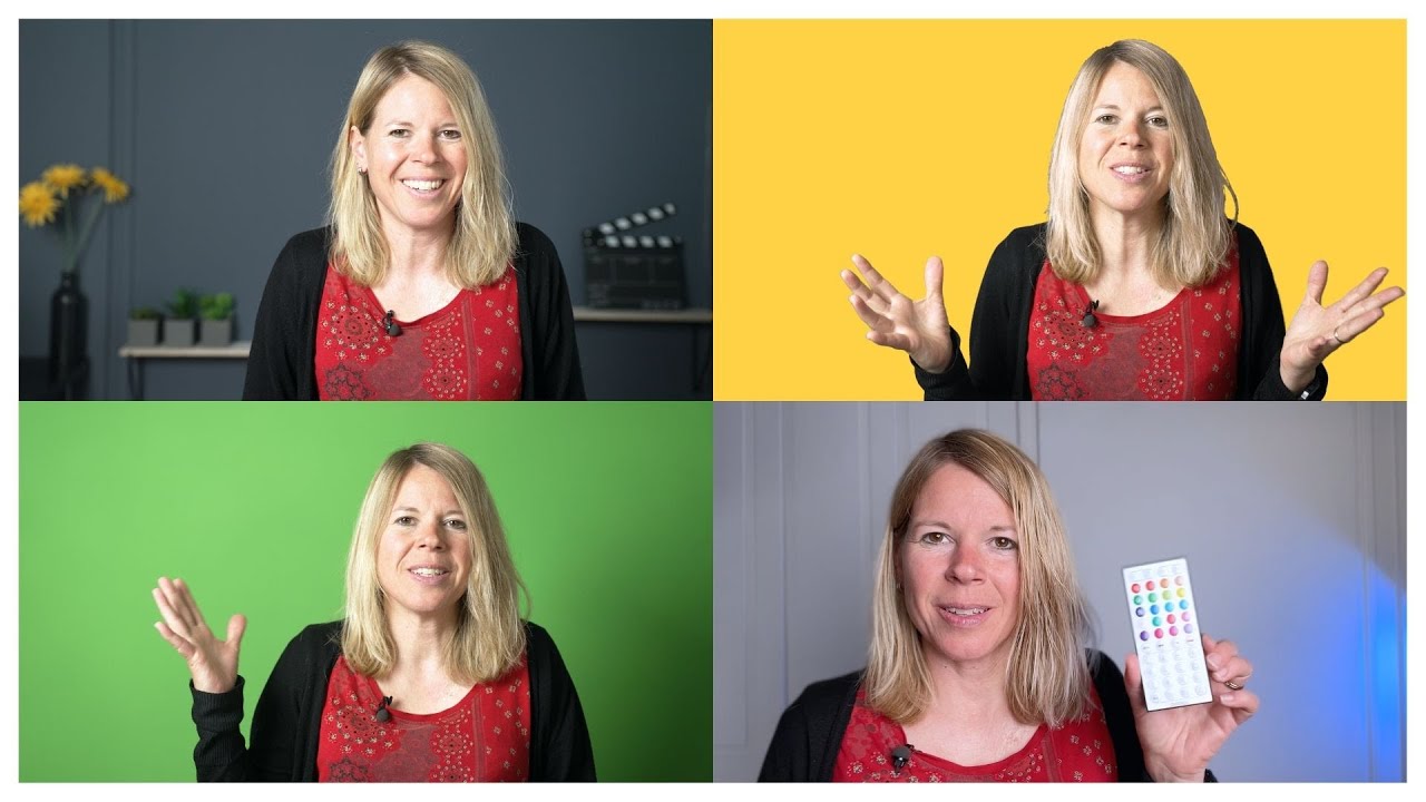 Hochwertiger Hintergrund für Deine Videos - 3 Optionen