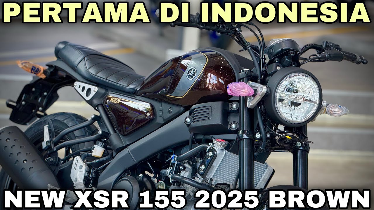 NEW YAMAHA XSR 155 2025 BROWN