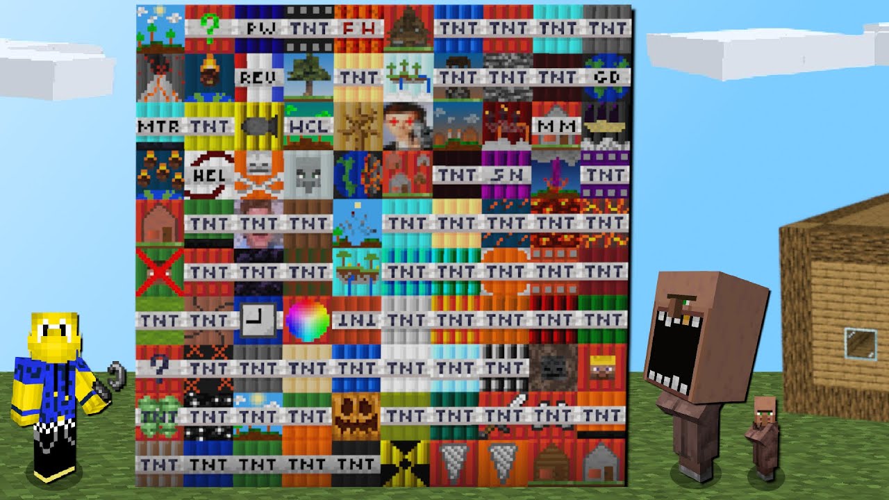 Lucky TNT Mod! (Atombombe, Vulkan TNT, Naturkatastrophen) - 130+ TNTs