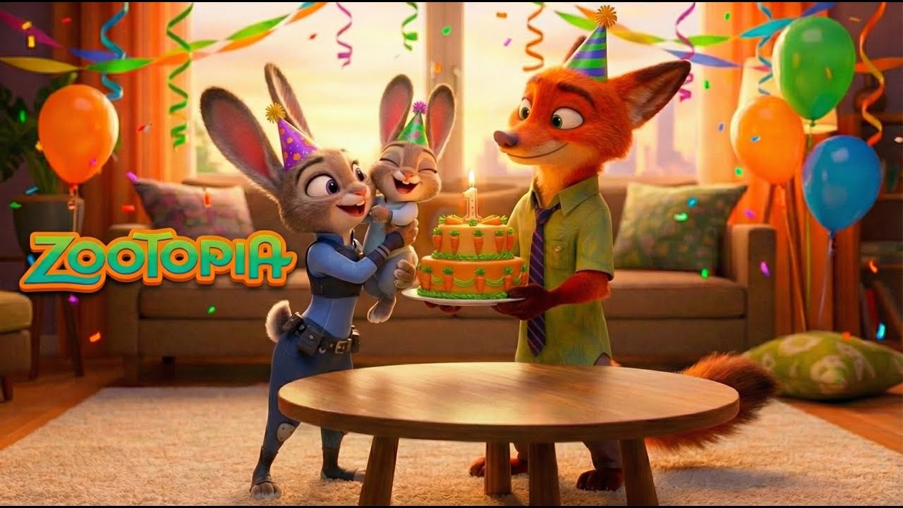 Zootopia 2 | A Joyful Birthday Moment in the Hopps-Wilde Family