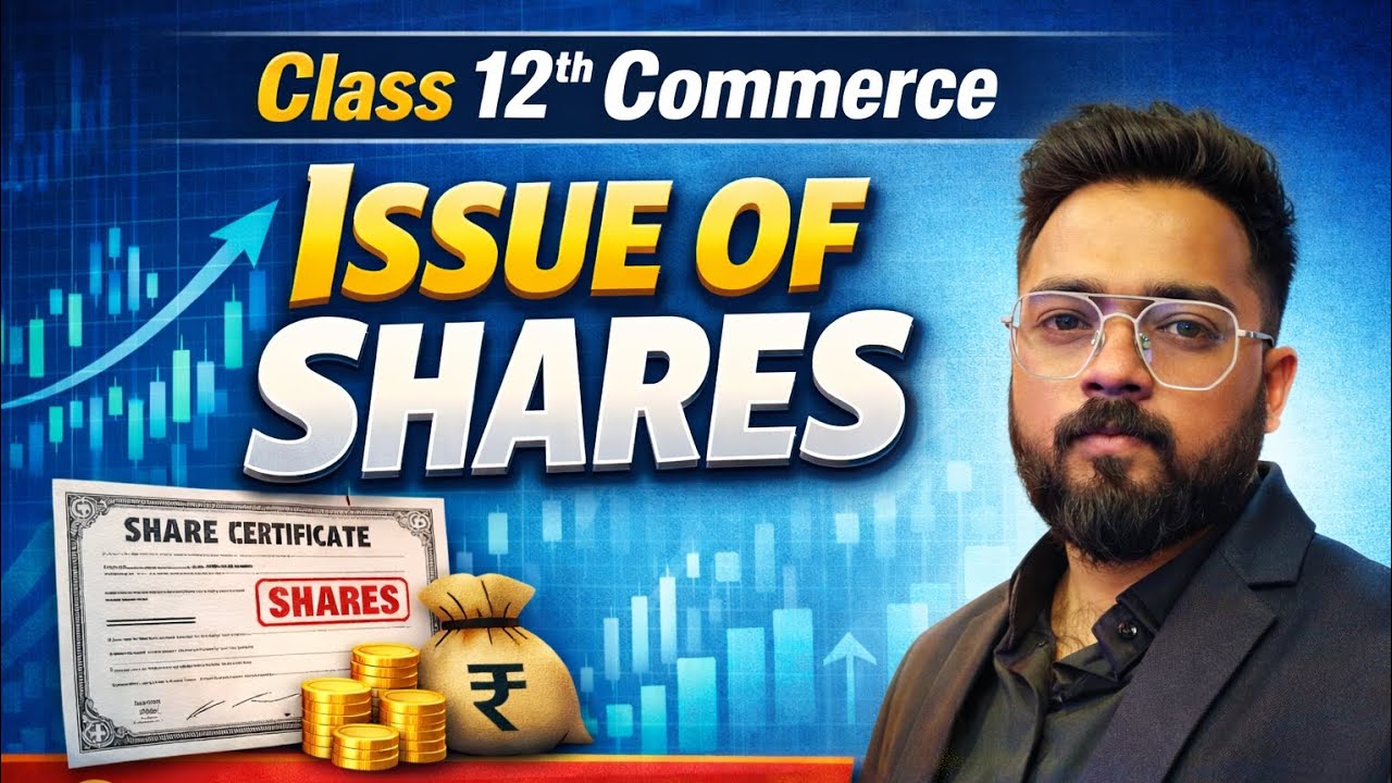 Company account Issue of shares | Issue of shares class 12th | previous year question 