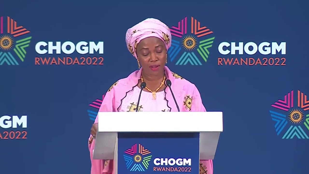 Fatima Maada Bio, First Lady of Sierra Leone| #CHOGM2022
