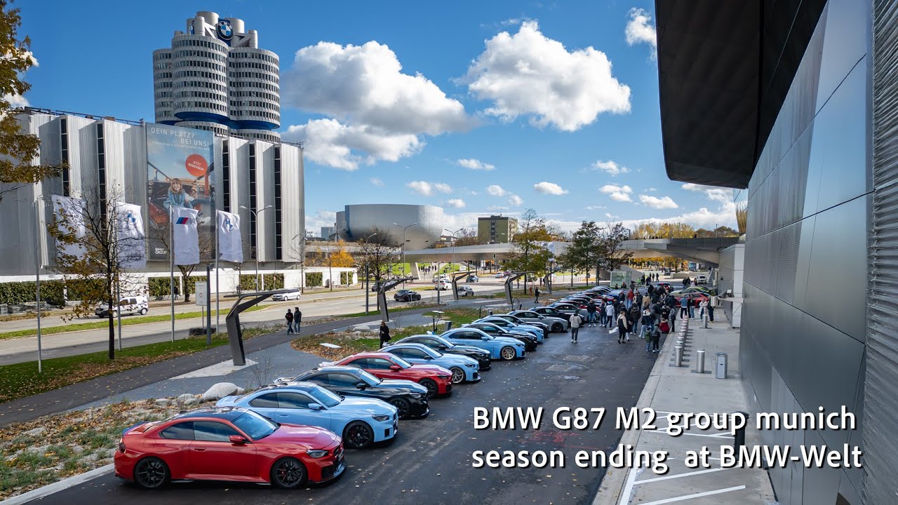 Конец сезона 2025 года — BMW G87 M2 в BMW Welt в Мюнхене