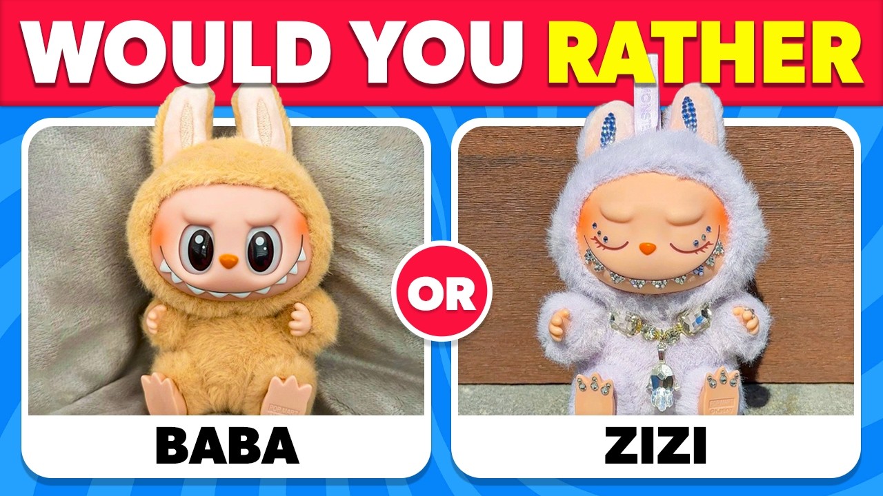 Would You Rather...? Labubu Edition! 🐰😍👻 Choose Your Labubu