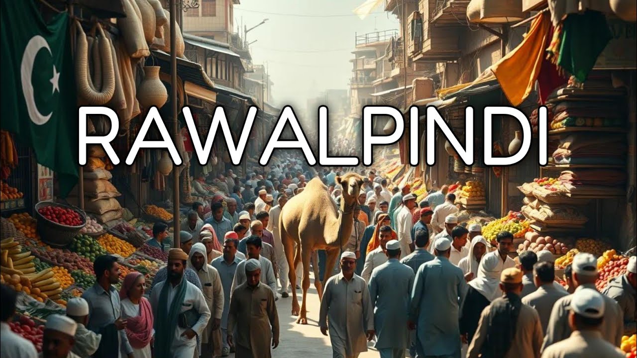 🇵🇰 PAKISTAN RAWALPINDI, RAJA BAZAR Full WALKING TOUR 4K