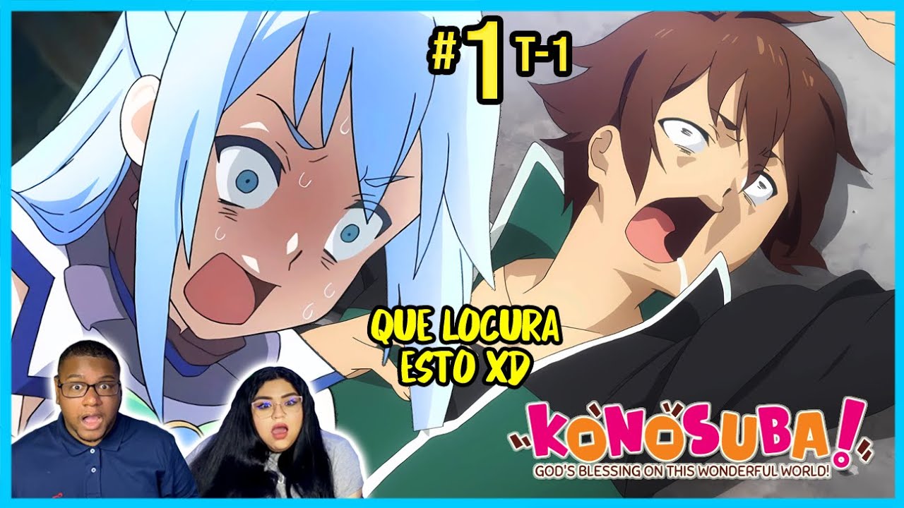 ¿QUÉ ES ESTA LOCURA DE ANIME? 😂 Viendo KONOSUBA por PRIMERA VEZ | REACCION