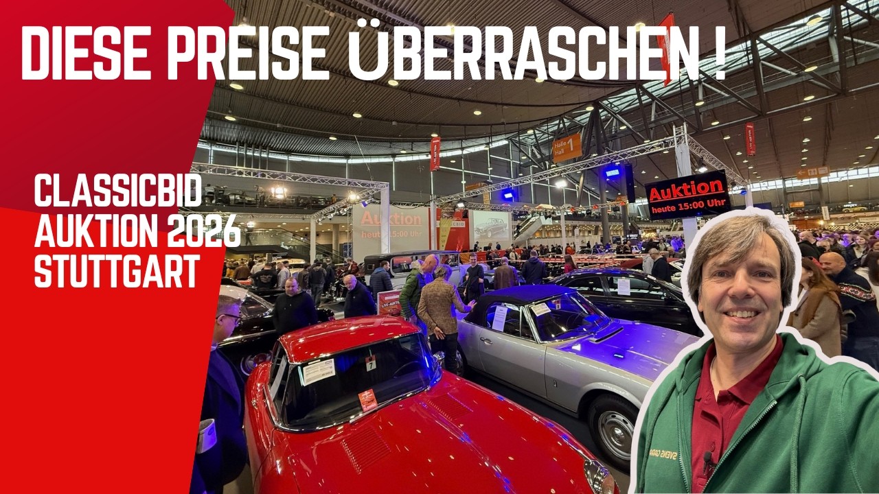 Preis-Schock in Stuttgart! Oldtimer Auktion mit Ergebnissen